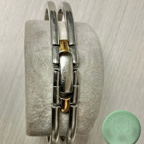 Movado Model No. 97 A1809 A Two Tone Watch W/ Original Box - Picture 4 of 10